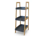 3 Tier Display Ladder Shelf Bookcase Bookshelf Storage Rack Wooden Flower Stand