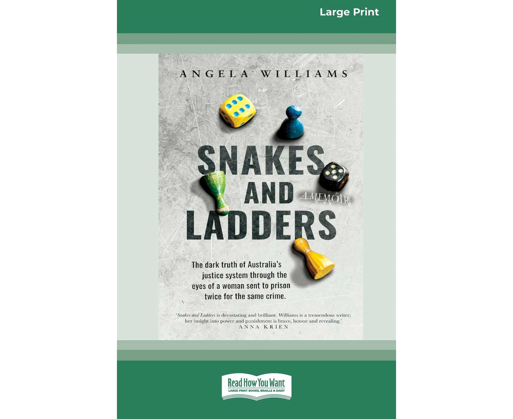 Snakes and Ladders 16pt Large Print Edition by Angela Williams