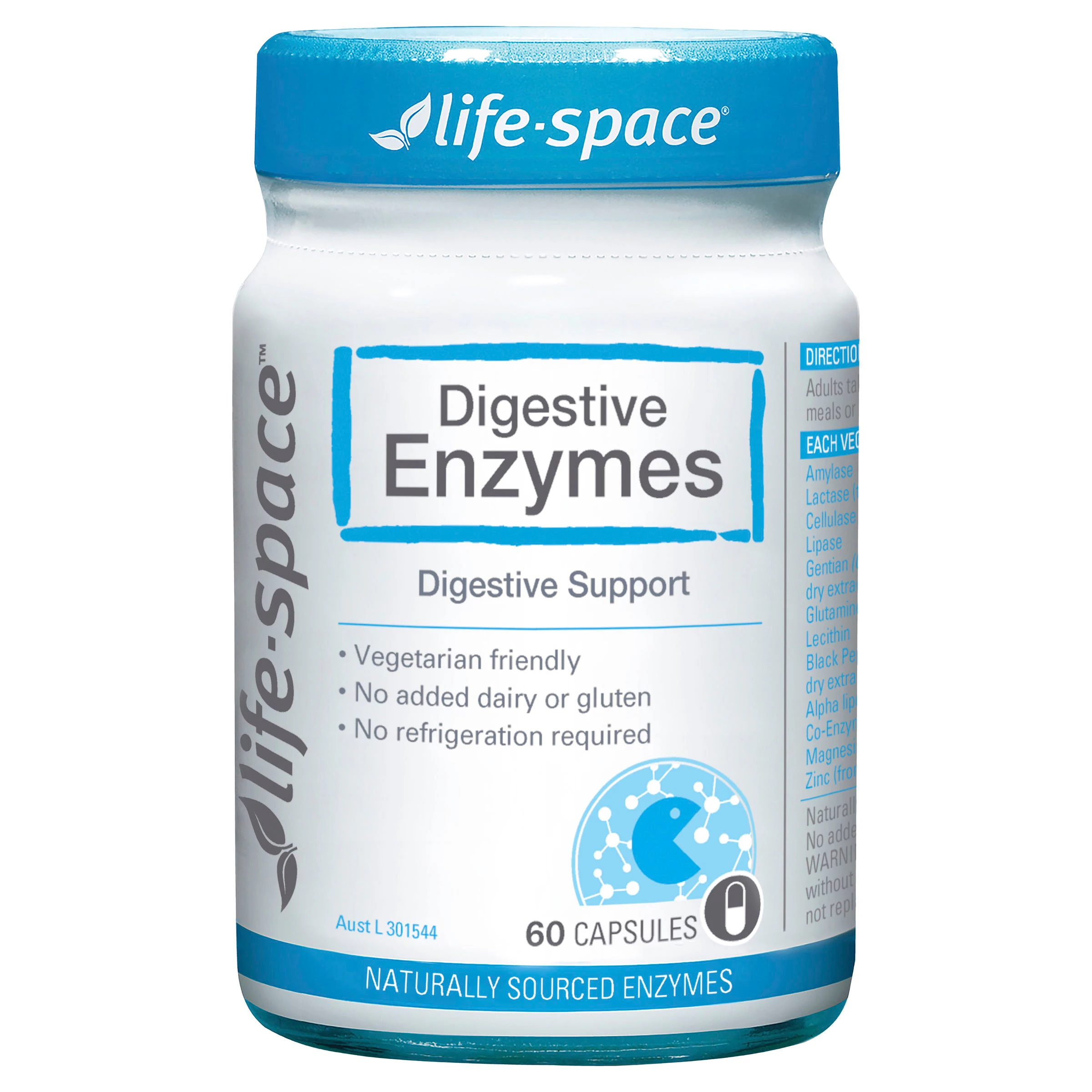 Life Space Digestive Enzymes 60 Capsules