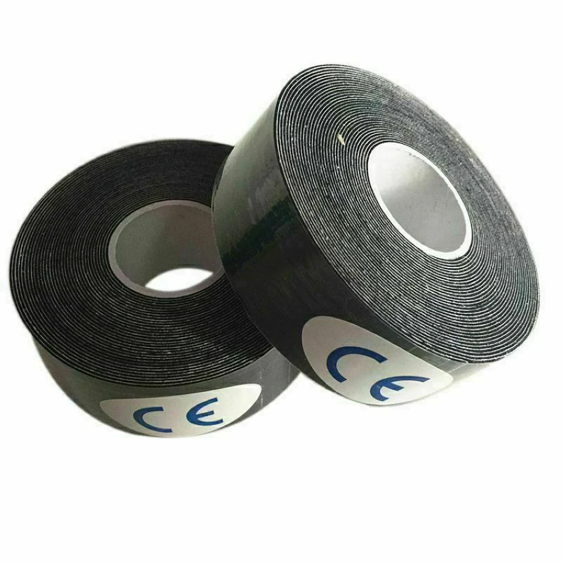 2 Rolls 5Mx25MM Sports Kinesiology Tape Sport Tapes Muscle Tape Elastic Strapping - Black