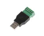 USB 2.0 Type A Male/Female Adapter with Shield Terminal