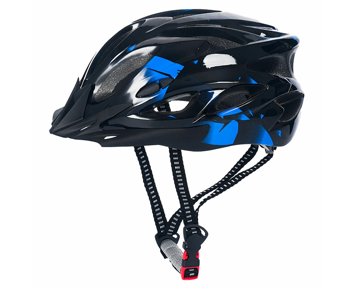 One Size Adult Bicycle Helmet Road Mountain Bike Helmet For Men And Women,Blue