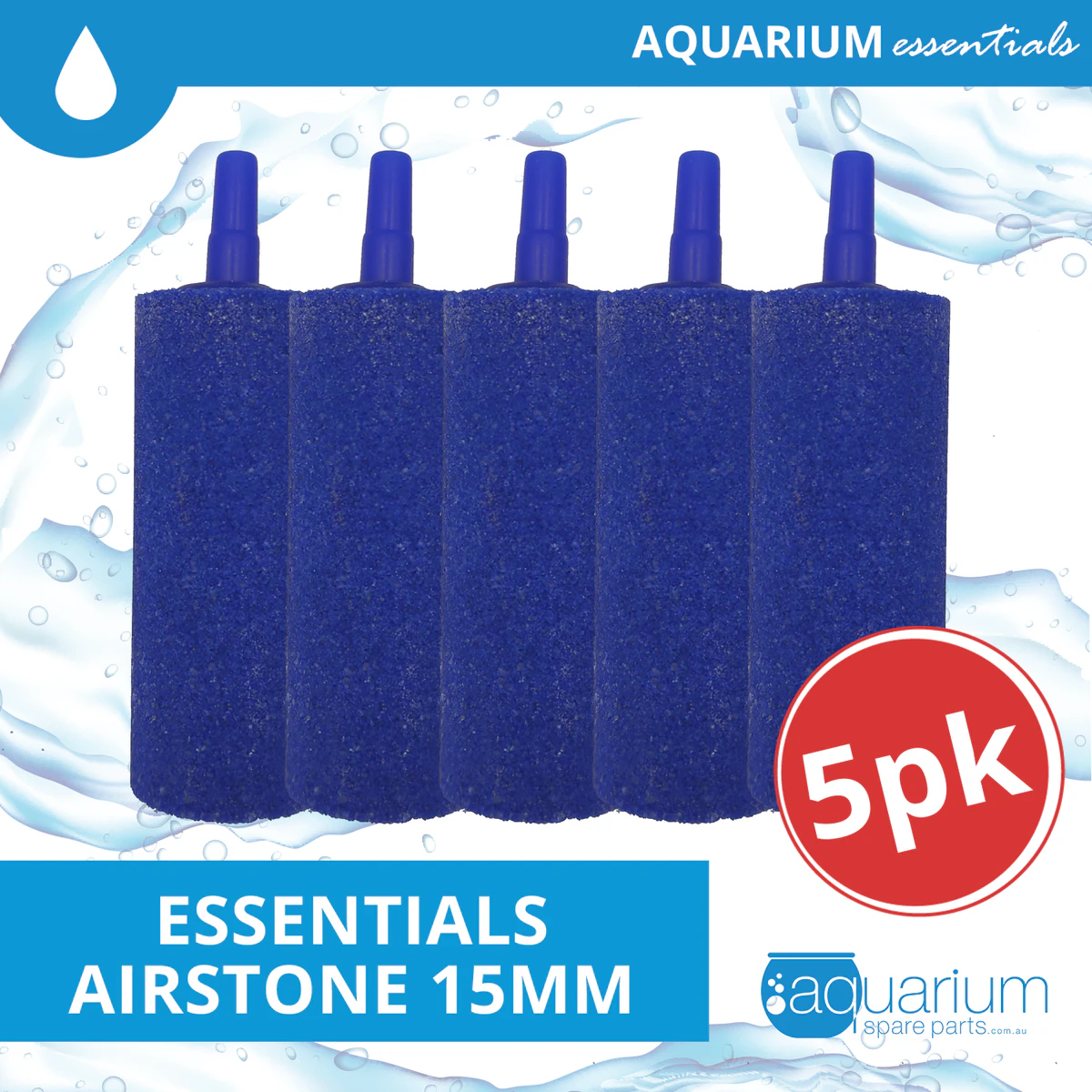 Essentials Airstone 15mm (5pk) (HJ 111)