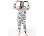 Costume Bay Adult Unisex Spotty Dog Onesie Kigirumi Animal Pajamas Halloween Costume Jumpsuit Sleepwear