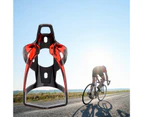 Universal Water Bottle Cage Thickened Base Waterproof Convenient Bicycle Bottle Cage for Cycling - Red Black