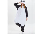 Costume Bay Adult Unisex Panda2 Onesie Kigirumi Pajamas Halloween Costume Animal Jumpsuit Sleepwear