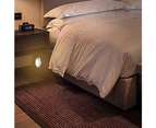 3 Pcs Motion Sensor Light, Battery Powered Led Night Light, Closet Light, Stair Light, Wall Light - Silver - Warm White Light