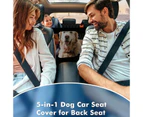 5 In 1 Non Skidding Dog Car Seat Cover