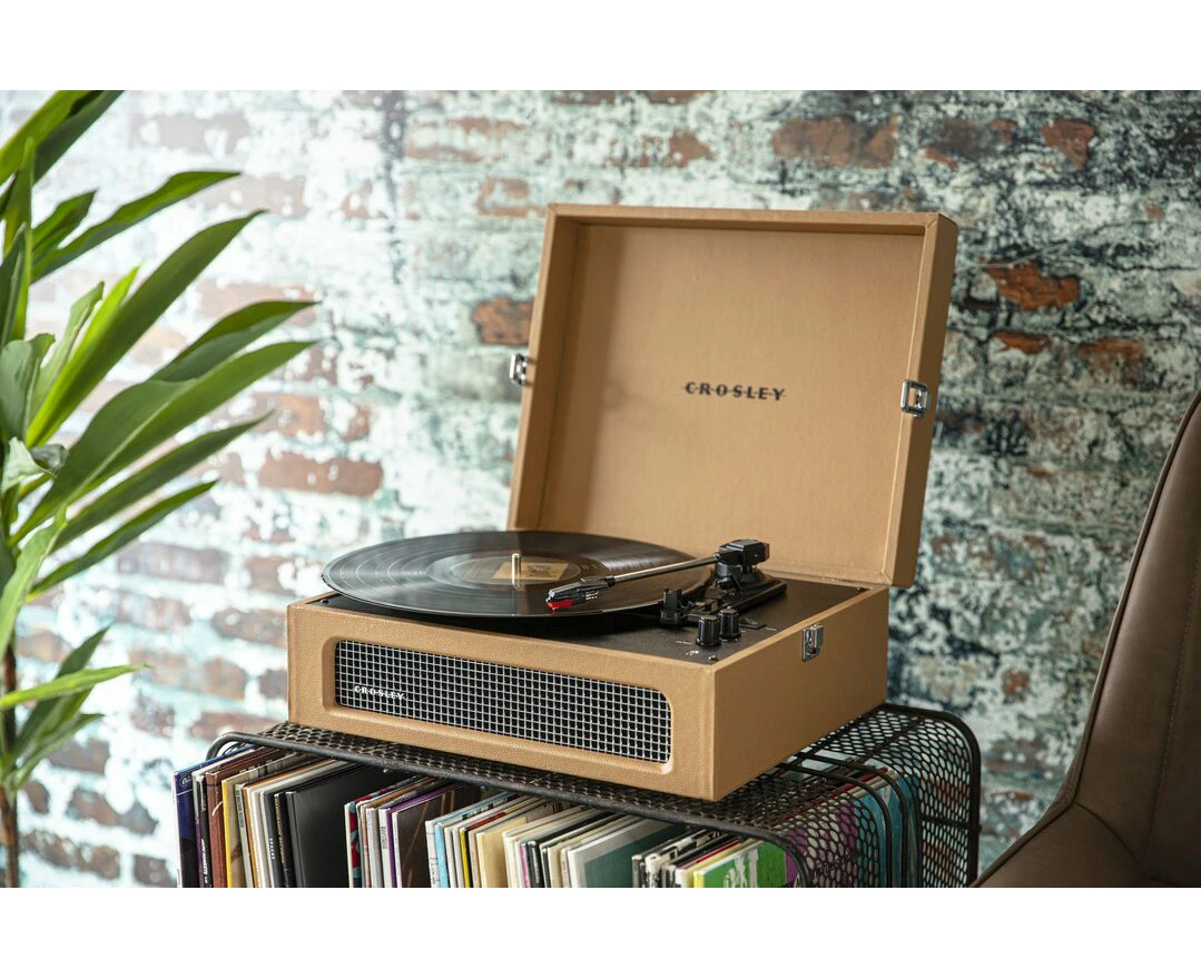 CROSLEY Crosley Voyager Tan - Bluetooth Portable Turntable