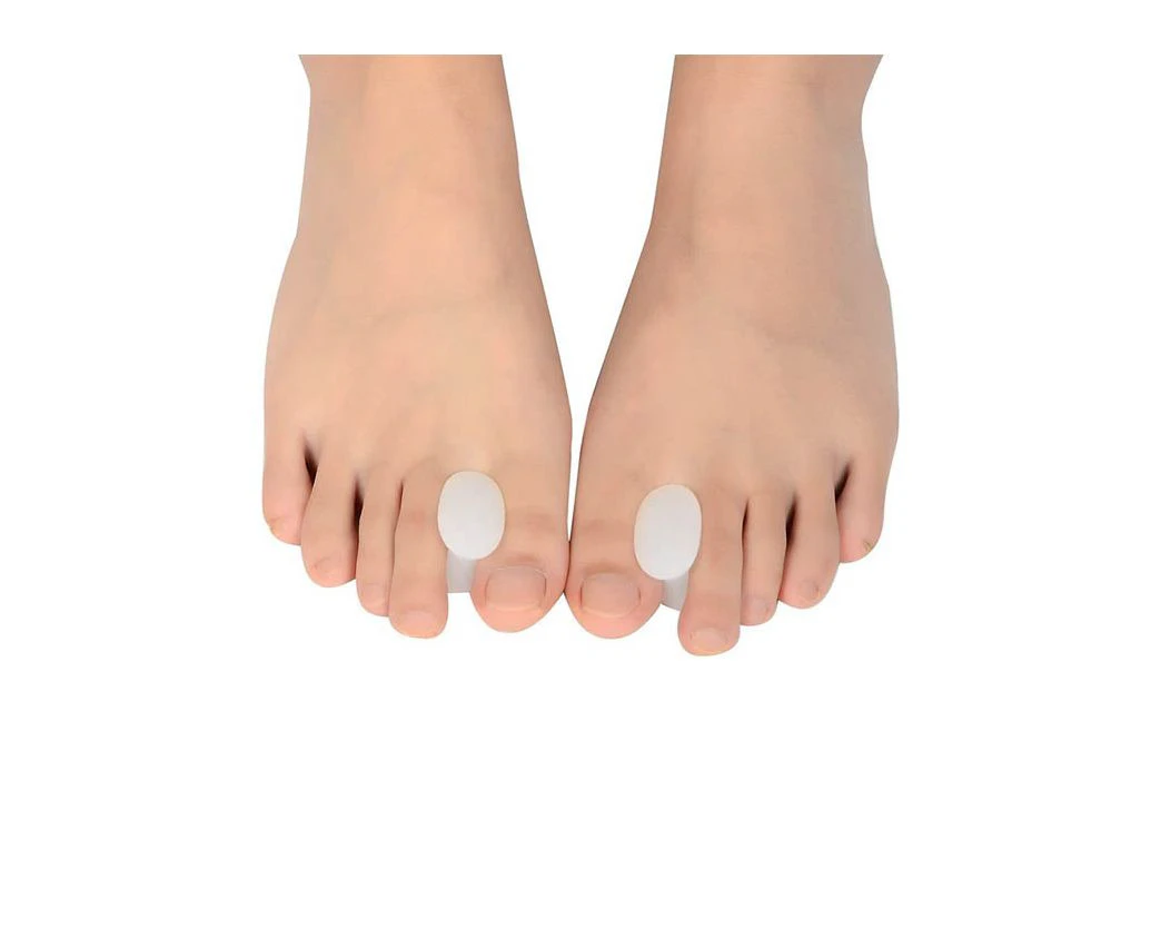 Gel Silicone Toe Spreader Straightener Correctors (2pcs)