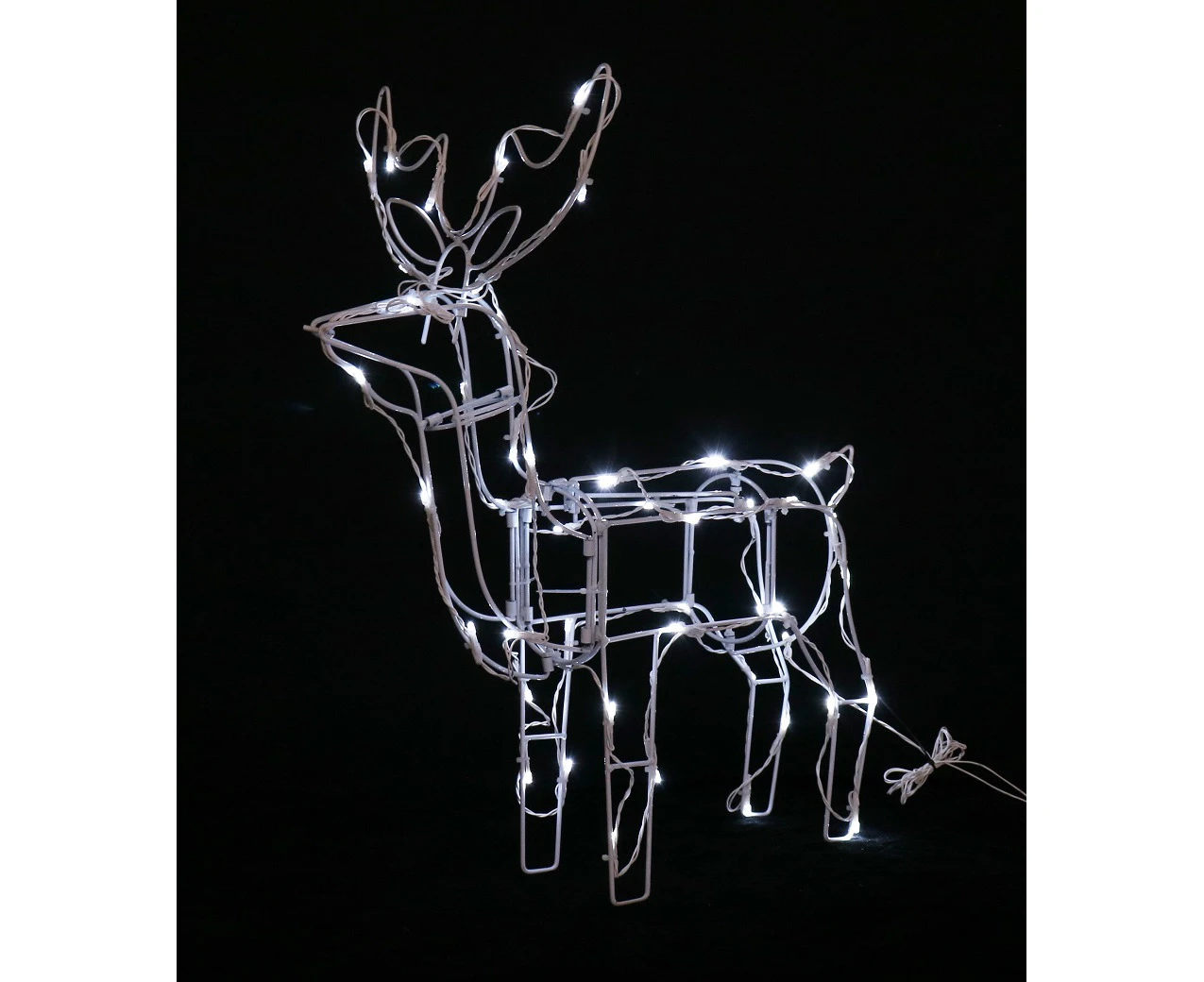 Solar LED Standing 3D Reindeer - 60 cm