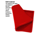 Red-Swiss Roll Cake Mat - Flexible Multipurpose Silicone sheet Nonstick jelly roll pan Baking Tray Pastry Mat