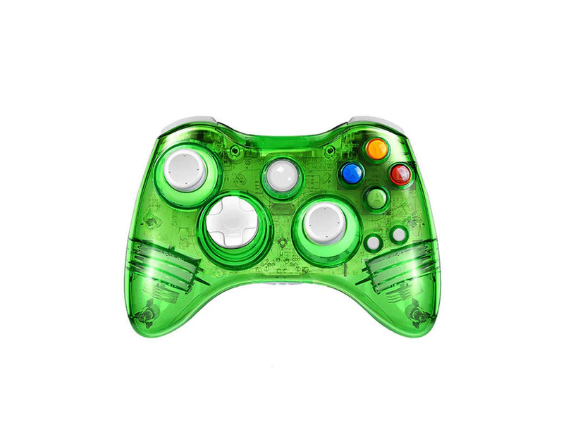 Ymall Wireless Controller Double Motor Vibration for Xbox 360 Windows-Green