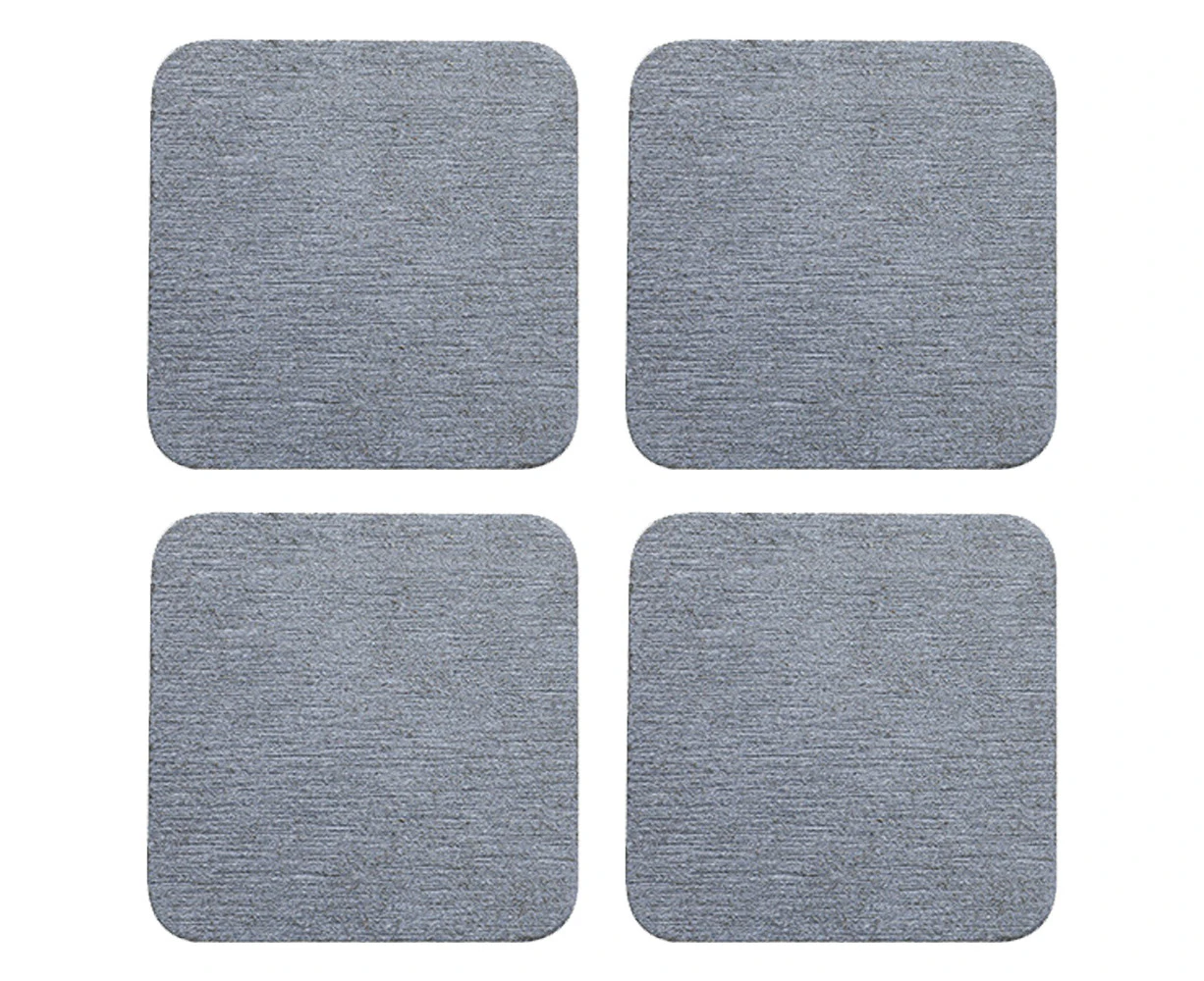 Absorbent Diatomite Drink Coasters,for Drinks and Plants Fast Water Absorption in Seconds, Diatomaceous Earth Protect Table Countertop -dark grey