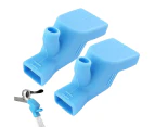 2 Pack Silicone Faucet Extender Faucet Connector Kitchen Water Tap Extension