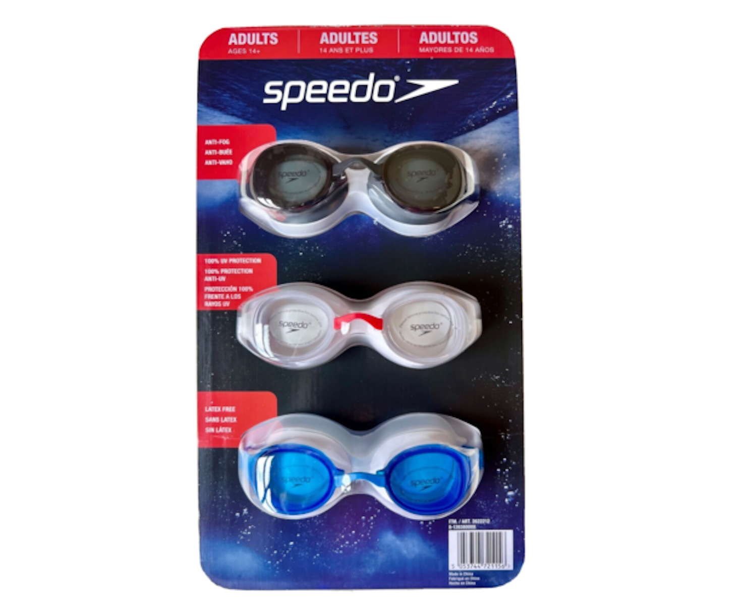 Speedo latex free goggles deals