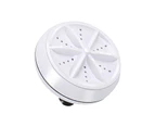 3In1 Mini Washing Machine Portable Personal Rotating Ultrasonic Turbine Washer Adjustable With Usb Cable Convenient For Travel Home Travel