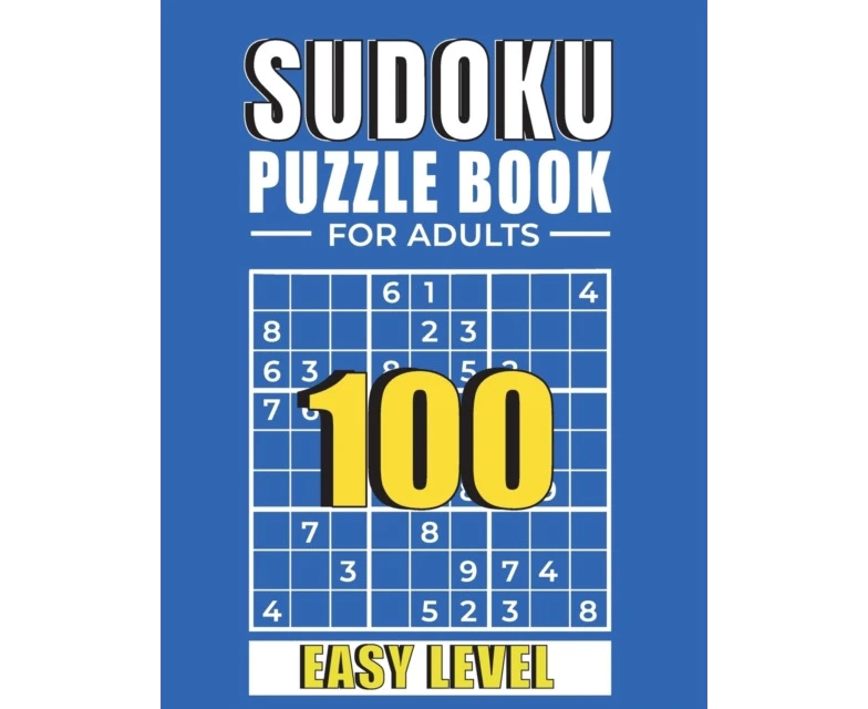 SUDOKU SUDOKU PUZZLE BOOKS FOR ADULTS 100 Easy Sudoku Puzzles with Solutions   paperback game   suduko puzzle books for adults large print   sudoko puzzle