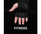 Sports Cross Training Gloves with Wrist Support for FitnessWODWeightliftingGym Workout & Powerlifting,L