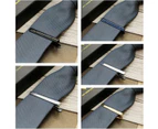 Tie Clips Set,10Pcs Tie Clip (With Gift Box)10 Pcs Tie Clips Set For Men Tie Bar Clip For Wedding Business