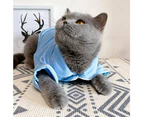 -xl-Pet Pajamas Dog Home Comfort Clothes Pet Button Shirts Dog Knitted Clothes