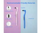 Plaque Remover For Teeth, Teeth Cleaning Plaque Removal, Teeth Cleaning Kit To Remove Plaque & Impurities For Teeth (white & Blue-2pcs)