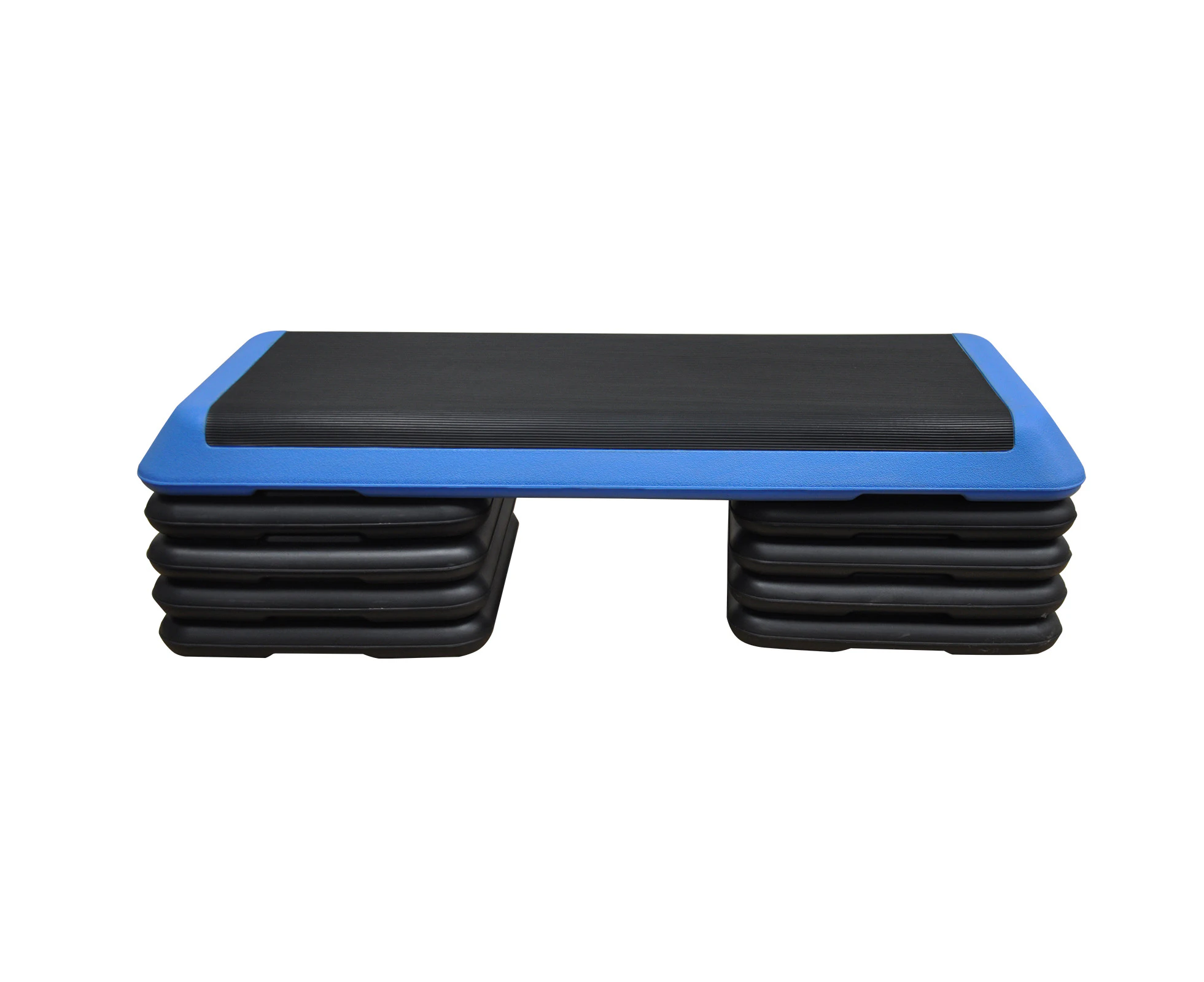 XL - Aerobic Step - 110cm*40cm Cardio Exercise Stepper - Blue Stepper 8 Risers