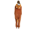 Costume Bay Adult Unisex Golden Lion Onesie Kigirumi Animal Pajamas Halloween Costume Jumpsuit Sleepwear