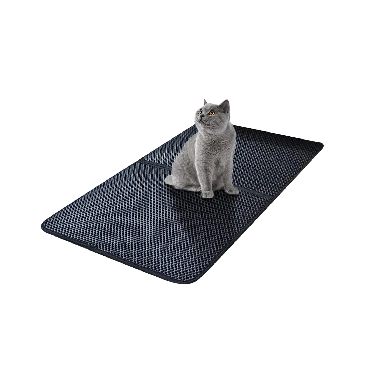 Large Waterproof Double Layer Cat Litter Mat Trapper Foldable Pad Pet Rug Pads