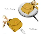 Charging Case Cover for Apple Airpods , PU Leather Case with a Couple of Drooping Tassels for Apple Airpods 1 / 2 Charging Case