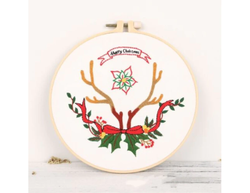 Christmas Embroidery DIY Craft Kit - 9