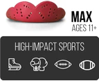 Sports Mouth Guard, Max 2.4mm Mouthguard for Football, Hockey, Lacrosse, Boxing, Custom Plastic Braces for Youth/Adults