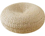 Straw Cushion Rattan Futon Meditation Meditation Cushion Hand-Woven Futon Thickened Grass Pier Tatami Bay Window Cushion