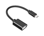 USB Type-C OTG Adapter Cable USB-C Male to Type-A Female Converter