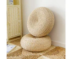 Straw Cushion Rattan Futon Meditation Meditation Cushion Hand-Woven Futon Thickened Grass Pier Tatami Bay Window Cushion