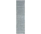 Loop Weave Grey Wool Rug