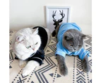 -m-Pet Pajamas Dog Home Comfort Clothes Pet Button Shirts Dog Knitted Clothes