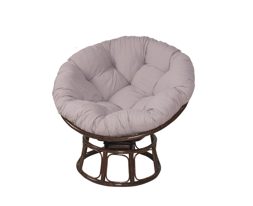 Hanging Mattress Egg Chair Cushion Round Thickened Cradle Hanging Basket Cushion Hammock Cushion Bird's Nest Cushion Grey