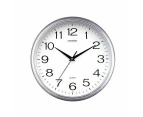 （White）Wall Clock Quartz Round Square Wall Clock Silent Non-Ticking Battery Operated