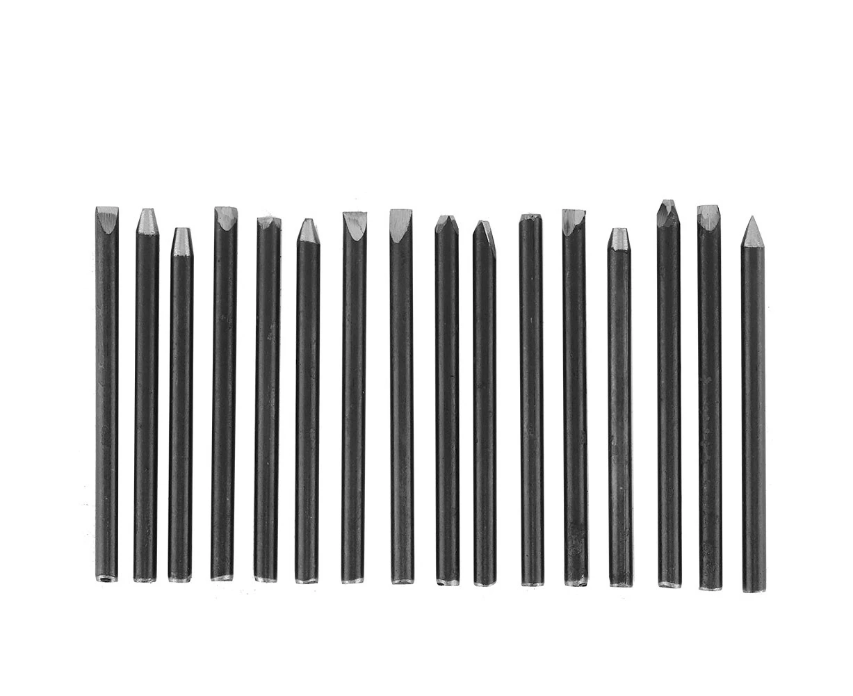 Anvil Chisel Equipment Kit For Jewelry Processing Making Carving Tools (16Pcs)