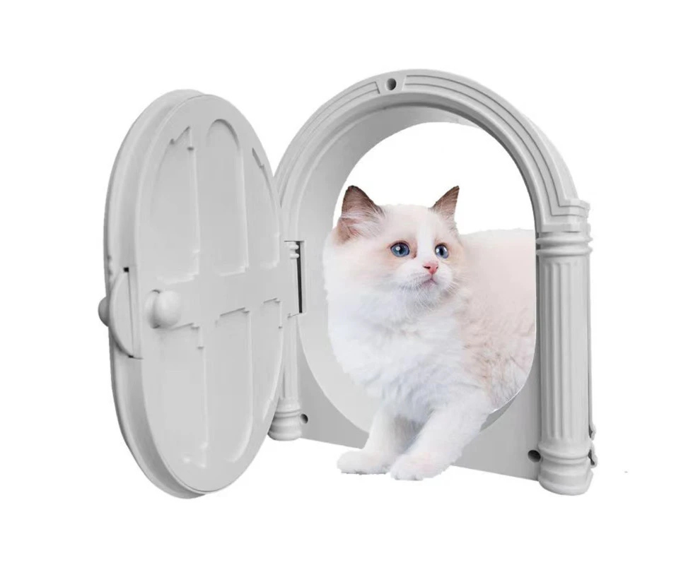 CatFlapDoor Pet Gate Door DogFlap Door Pet Gate Doorway CatDoor Opening Dog Door For Wall Dog Door Wall Entry Dog Gate