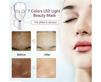 7 Colors LED Face Mask for Facial and Neck Skin Rejuvenation Anti Aging Light Photon Therapy Beauty Led Facial Mask