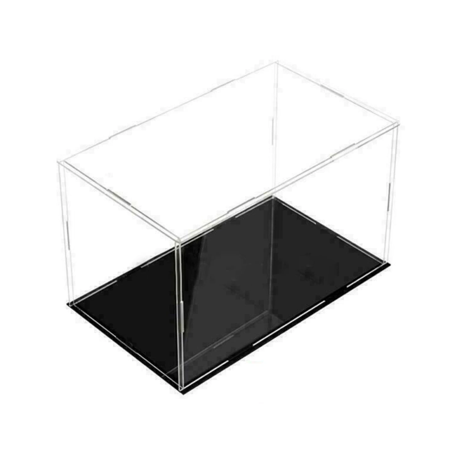 Acrylic Display Case Collection Storage Box Dustproof Self-Assembly Clear