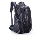 40L Hiking Camping Bag Large Waterproof Backpack Outdoor Travel Luggage Rucksack Black