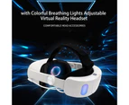 Buutrh Convenient VR Headset 6000mAh Comfort Battery Head Strap-White