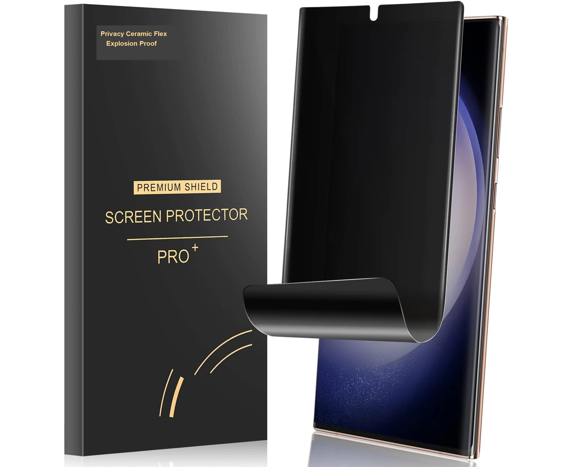 Flexible Ceramic Matte Anti-Spy Screen Protector Supports Fingerprint Unlock For Samsung Galaxy Note20 Ultra 5G