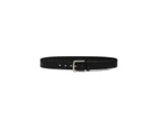 KingGee Mens Stretch Logo Belt Leather Elastic Active Work Steel Buckle K99027 - Black