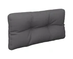 vidaXL Pallet Cushions 2 pcs Anthracite Fabric