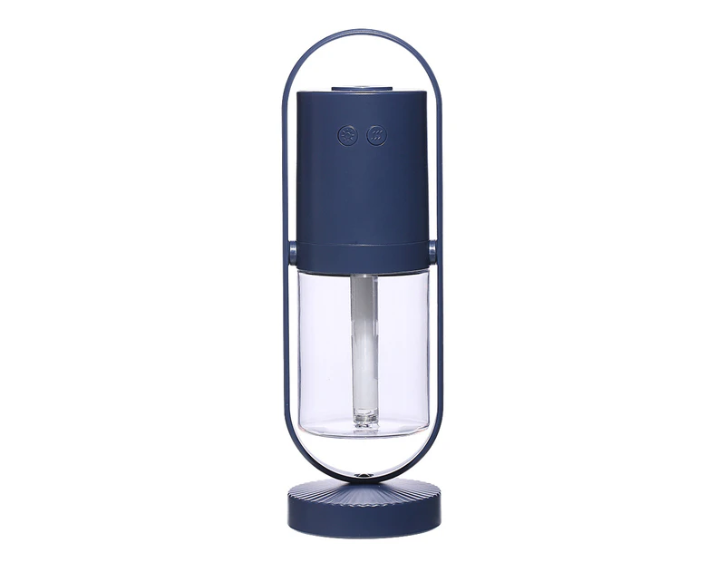 Creative rotatable projection USB charging mini humidifier moisturizing and hydrating blue style1