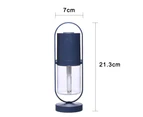 Creative rotatable projection USB charging mini humidifier moisturizing and hydrating blue style1